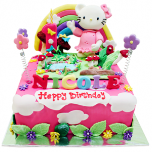 Jual Kue Ulang Tahun Custom Hello Kitty